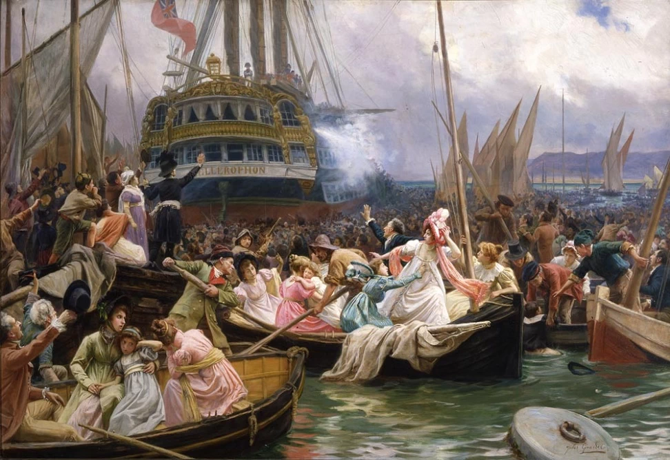 Napoleone a Plymouth Sound, agosto 1815